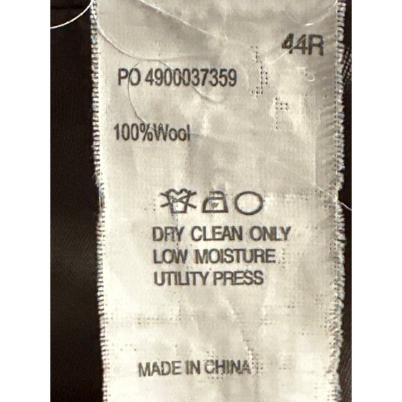 Calvin Klein Mens Wool Suit Jacket Blazer 44R Dark Brown With Notch Lapel & Butt - Picture 6 of 9